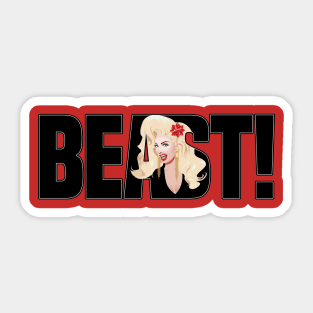 Alyssa Edwards Beast from Drag Race Sticker